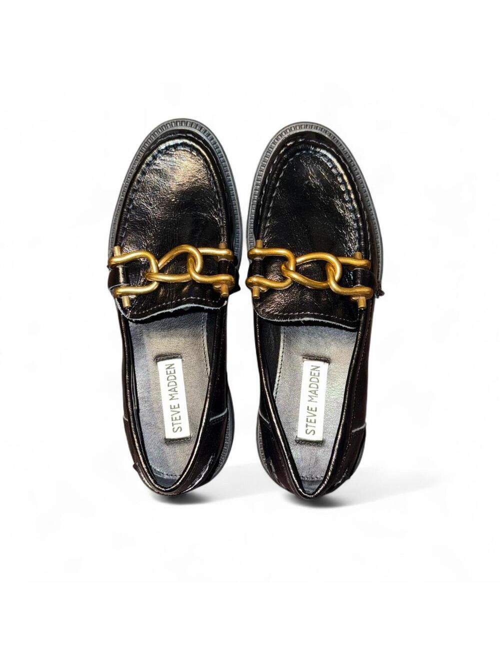 Steve Madden Women's Black and Brown Loafer